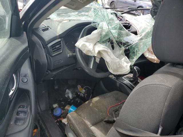 KNMAT2MT8HP501426 - 2017 NISSAN ROGUE S BLACK photo 8