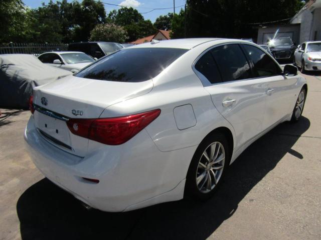 JN1BV7AP3EM6782XX - 2014 INFINITI Q50 BASE Սպիտակ լուսանկար 4