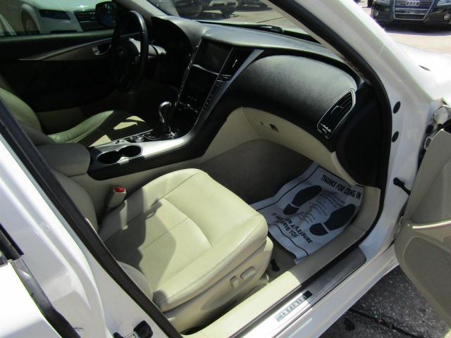 JN1BV7AP3EM6782XX - 2014 INFINITI Q50 BASE Սպիտակ լուսանկար 5