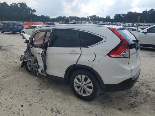5J6RM4H7XCL056173 - 2012 HONDA CR-V EXL WHITE photo 2