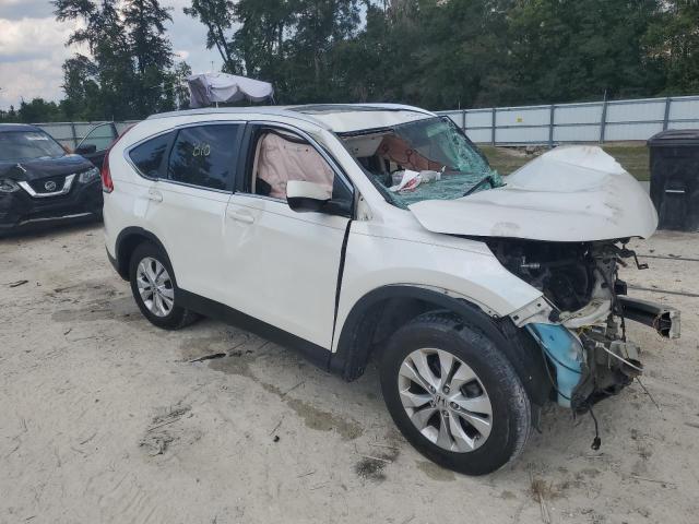 5J6RM4H7XCL056173 - 2012 HONDA CR-V EXL WHITE photo 4