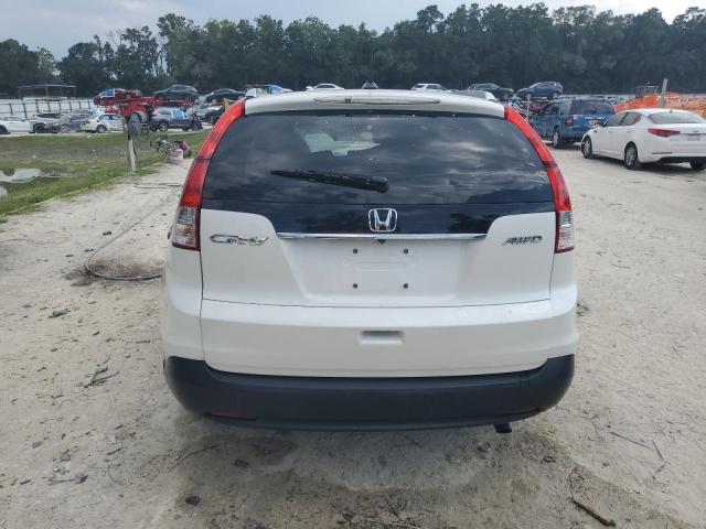 5J6RM4H7XCL056173 - 2012 HONDA CR-V EXL WHITE photo 6