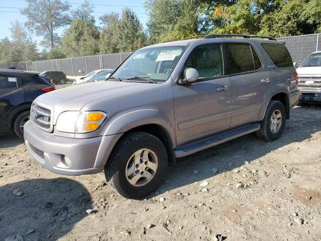 5TDBT48A32S135798 - 2002 TOYOTA SEQUOIA LIMITED SILVER photo 1