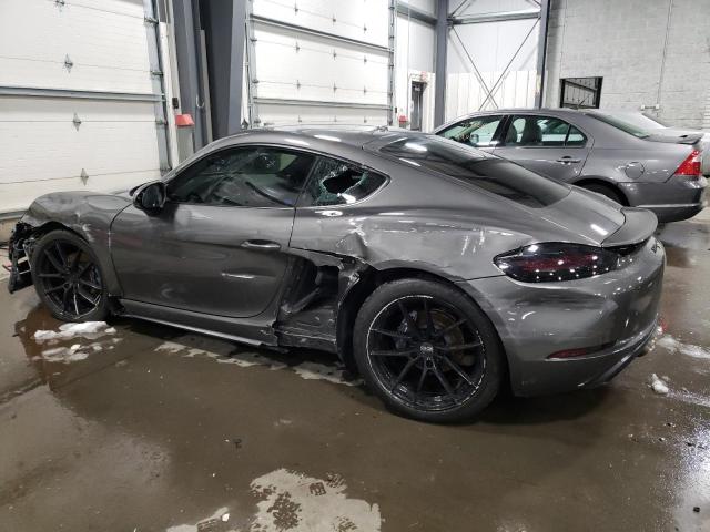 WP0AA2A82JK262058 - 2018 PORSCHE CAYMAN GRAY photo 2