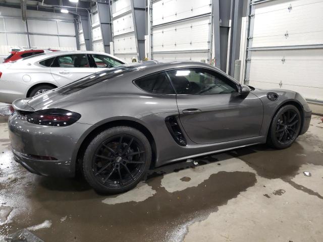 WP0AA2A82JK262058 - 2018 PORSCHE CAYMAN GRAY photo 3