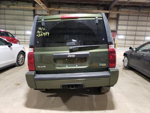 1J8HG48P97C620984 - 2007 JEEP COMMANDER 绿色 照片 6