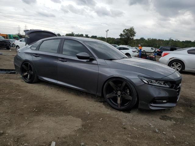 1HGCV2E35JA010811 - 2018 HONDA ACCORD SPORT Сұр фото 4