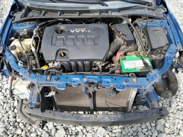 2T1BU4EE8AC342103 - 2010 TOYOTA COROLLA BASE Կապույտ լուսանկար 11