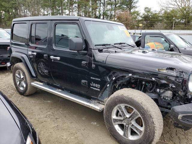 1C4HJXEN5MW782828 - 2021 JEEP WRANGLER U SAHARA BLACK photo 4