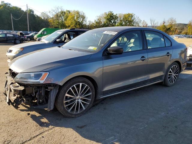 3VWD17AJ3GM419091 - 2016 VOLKSWAGEN JETTA SPORT GRAY photo 1