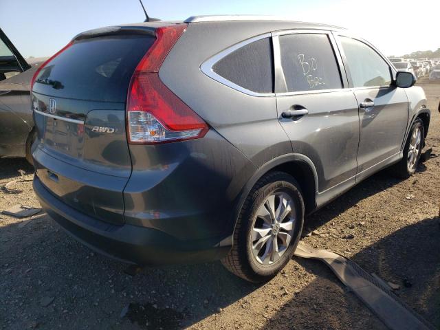 5J6RM4H79DL062354 - 2013 HONDA CR-V EXL GRAY photo 3