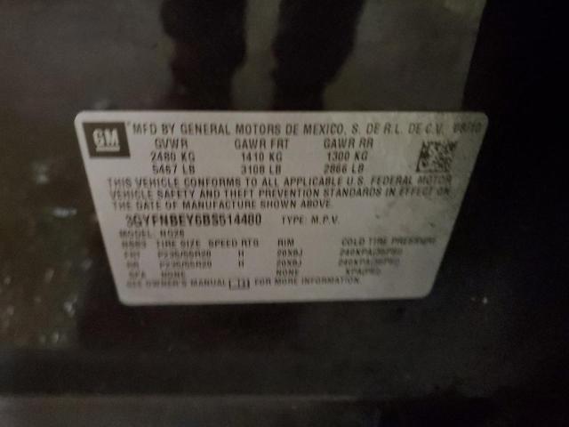 3GYFNBEY6BS514480 - 2011 CADILLAC SRX PERFORMANCE COLLECTION Czarny zdjęcie 13