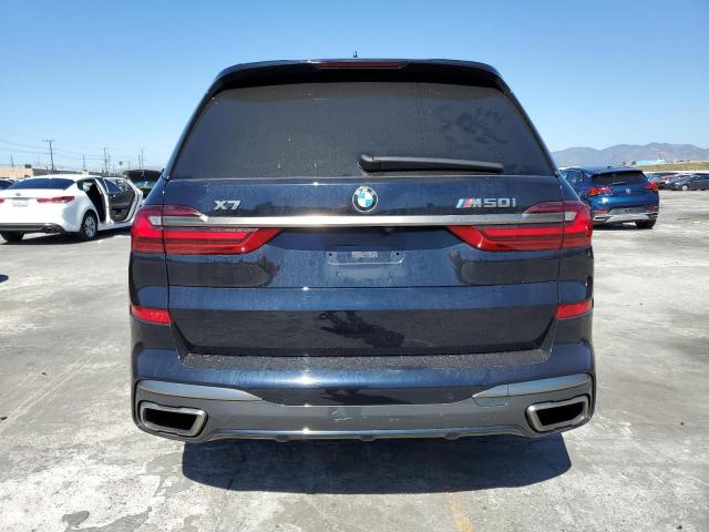 5UXCX6C04M9E51412 - 2021 BMW X7 M50I BLUE photo 6