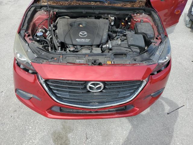 3MZBN1U79JM193266 - 2018 MAZDA 3 SPORT წითელი ფოტო 11