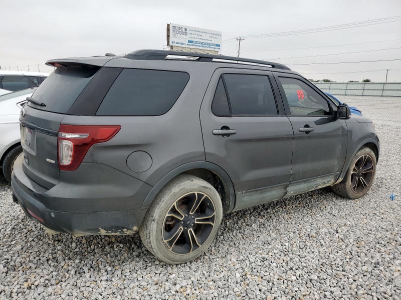 1FM5K8GT0FGB48823 - 2015 FORD EXPLORER SPORT CHARCOAL photo 3