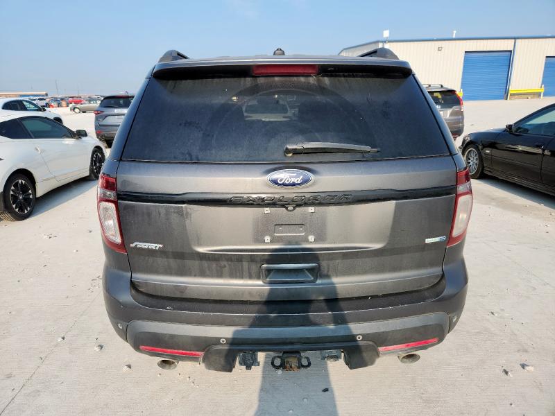 1FM5K8GT0FGB48823 - 2015 FORD EXPLORER SPORT CHARCOAL photo 6