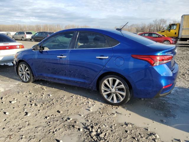 3KPC34A35JE004719 - 2018 HYUNDAI ACCENT LIMITED BLUE photo 2