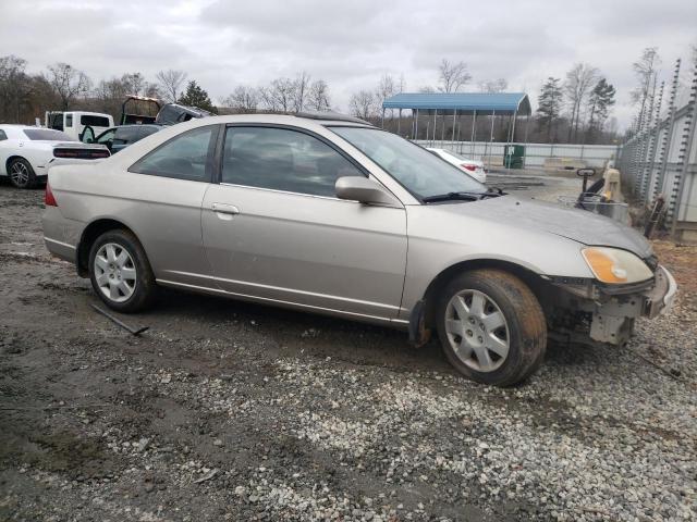 1HGEM22952L033502 - 2002 HONDA CIVIC EX BEIGE photo 4