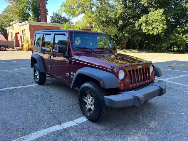 1J4GA39158L615575 - 2008 JEEP WRANGLER U X BURGUNDY photo 1