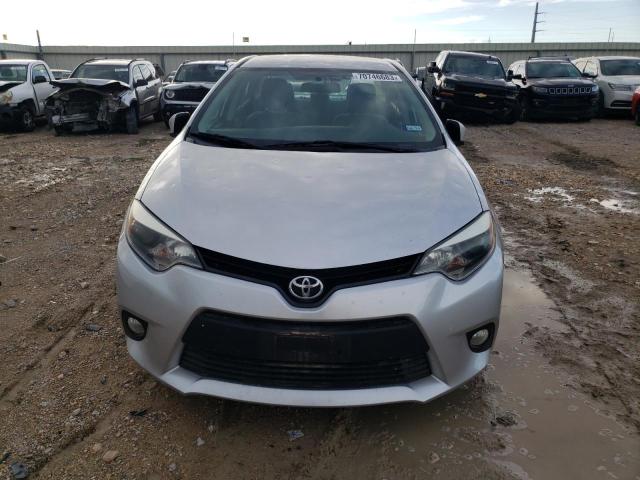 5YFBURHE0EP025415 - 2014 TOYOTA COROLLA L SILVER photo 5