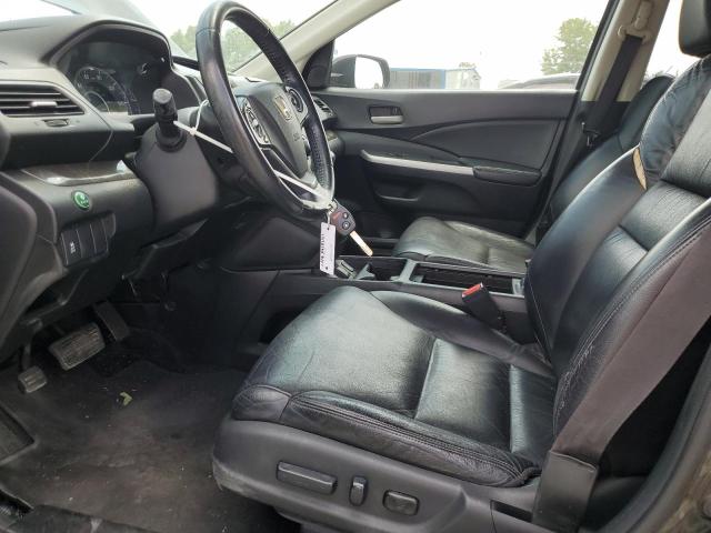 5J6RM3H73DL004850 - 2013 HONDA CR-V EXL BLACK photo 7