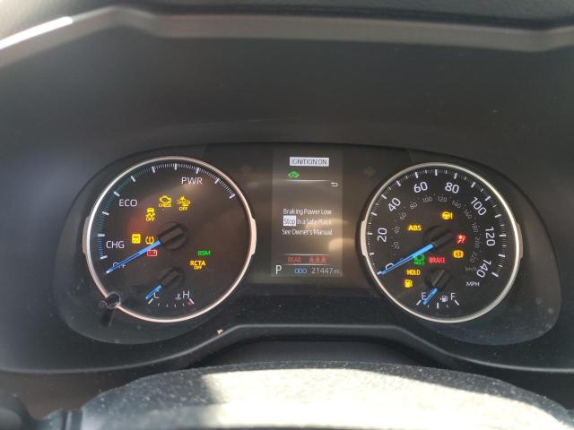 4T3RWRFV4LU002959 - 2020 TOYOTA RAV4 XLE SILVER photo 9