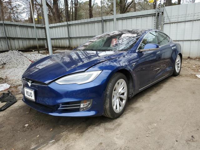 5YJSA1E24LF357628 - 2020 TESLA MODEL S Mavi foto 1