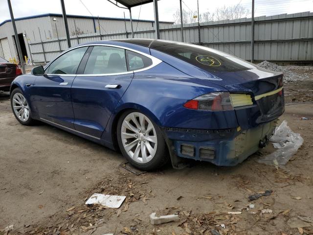 5YJSA1E24LF357628 - 2020 TESLA MODEL S Mavi foto 2