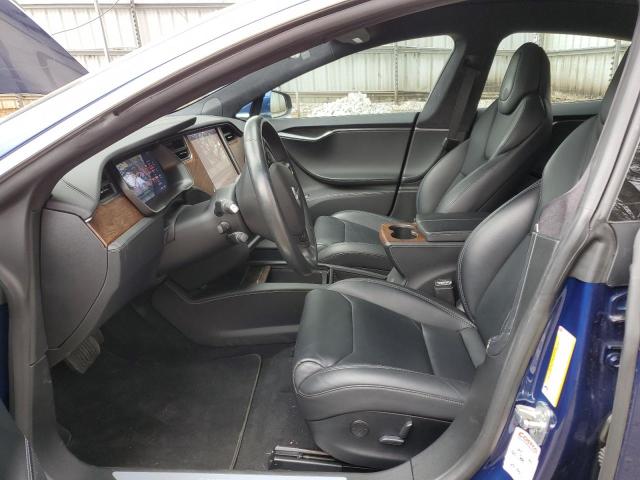 5YJSA1E24LF357628 - 2020 TESLA MODEL S Mavi foto 7