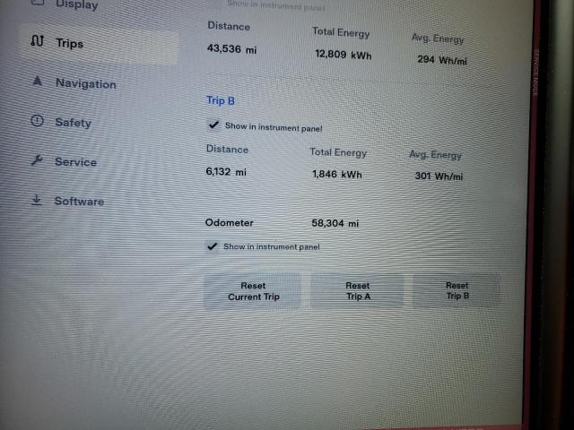 5YJSA1E24LF357628 - 2020 TESLA MODEL S Mavi foto 9