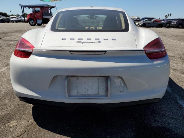 WP0AB2A80EK192630 - 2014 PORSCHE CAYMAN S WHITE photo 6