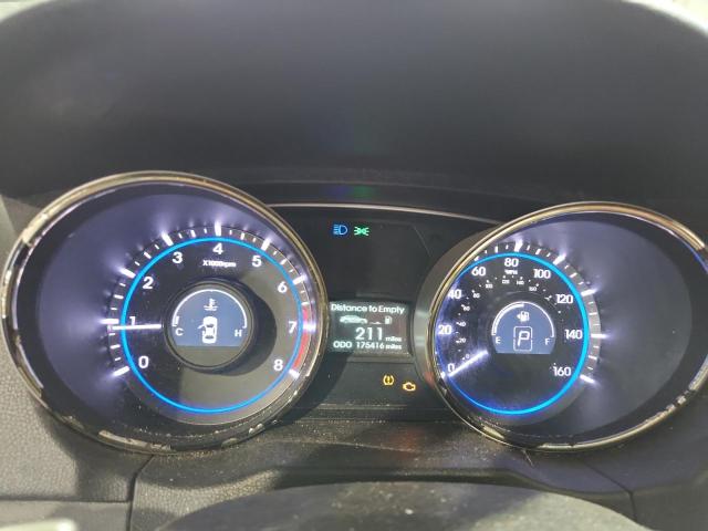 5NPEC4AB9DH595105 - 2013 HYUNDAI SONATA SE ნაცრისფერი ფოტო 9