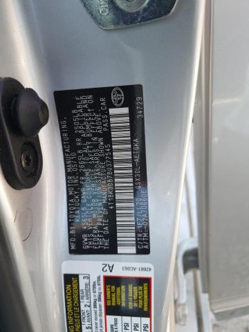 4T1BK3DB7BU377545 - 2011 TOYOTA AVALON BASE Gümüş fotoğraf 12