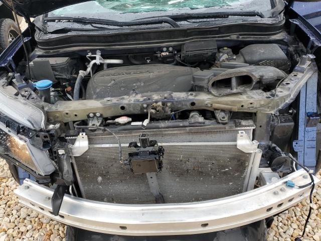 5FNYF7H59MB016022 - 2021 HONDA PASSPORT EXL BLUE photo 12