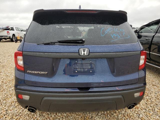 5FNYF7H59MB016022 - 2021 HONDA PASSPORT EXL BLUE photo 6