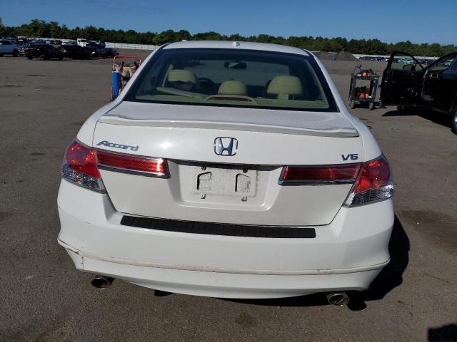 1HGCP3F88CA010217 - 2012 HONDA ACCORD EXL WHITE photo 6