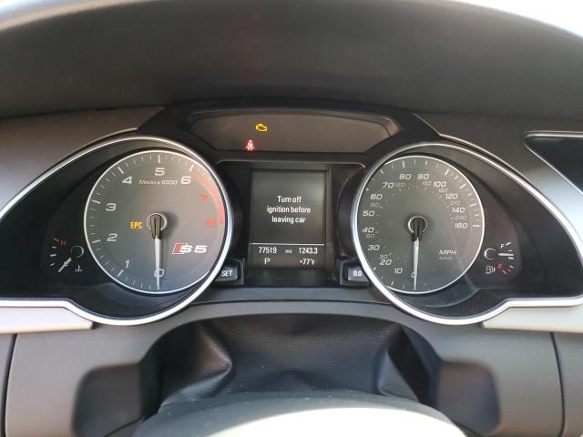 WAUCGAFR9DA013914 - 2013 AUDI S5 PREMIUM PLUS შავი ფოტო 9