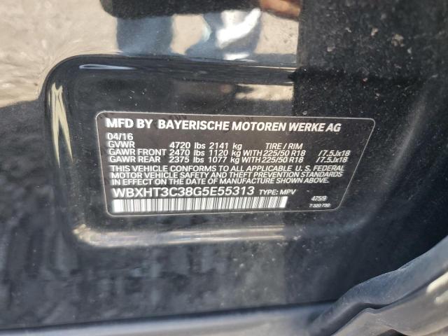 WBXHT3C38G5E55313 - 2016 BMW X1 XDRIVE28I BLACK photo 13