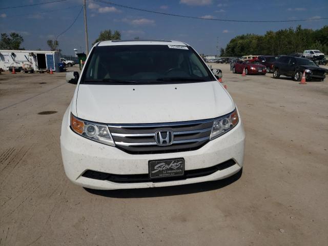 5FNRL5H67BB080079 - 2011 HONDA ODYSSEY EXL WHITE photo 5