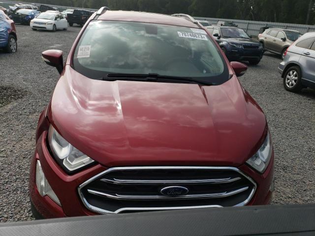 MAJ3S2KE4MC396648 - 2021 FORD ECOSPORT TITANIUM RED photo 5