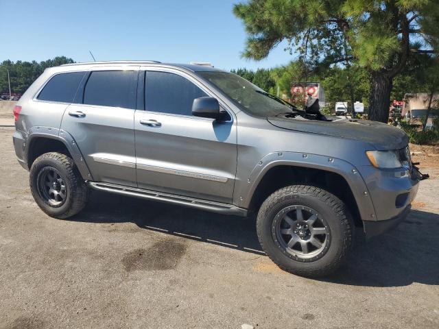 1C4RJFAG3CC256610 - 2012 JEEP GRAND CHEROKEE LAREDO GRAY photo 4