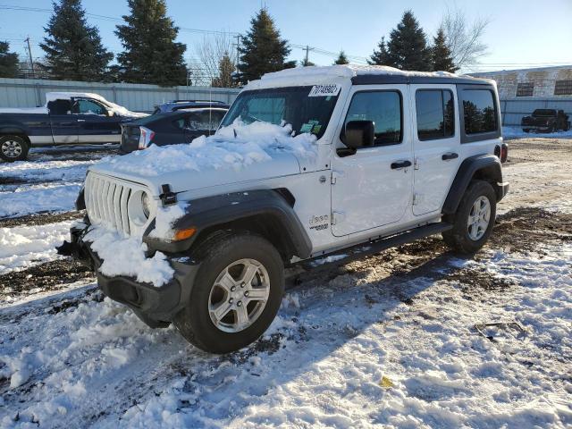 1C4HJXDN7LW155791 - 2020 JEEP WRANGLER U SPORT თეთრი ფოტო 1