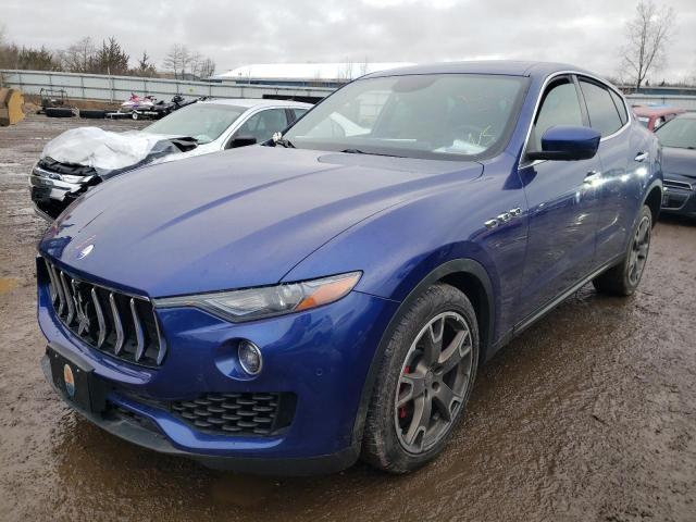 ZN661XUAXJX279158 - 2018 MASERATI LEVANTE BLUE photo 1