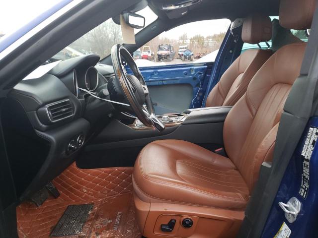 ZN661XUAXJX279158 - 2018 MASERATI LEVANTE BLUE photo 7