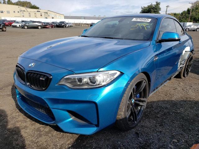 WBS1H9C53HV786473 - 2017 BMW M2 BLUE photo 1