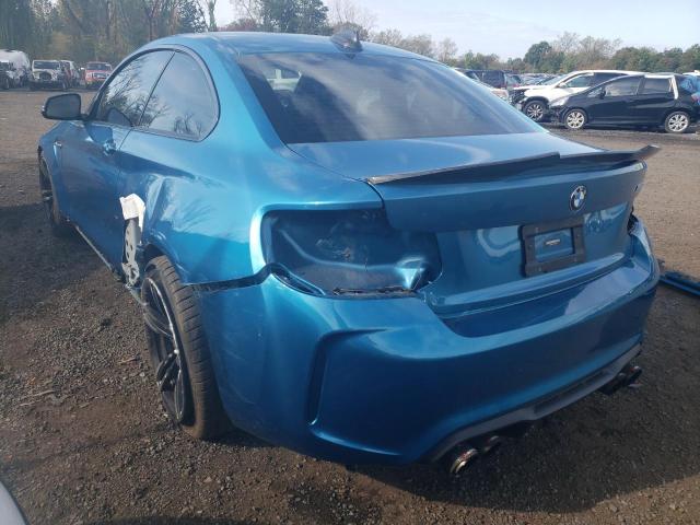 WBS1H9C53HV786473 - 2017 BMW M2 BLUE photo 2
