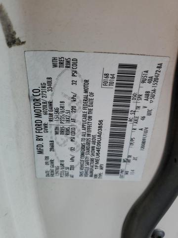 1FMEU64E09UA03856 - 2009 FORD EXPLORER EDDIE BAUER WHITE photo 13