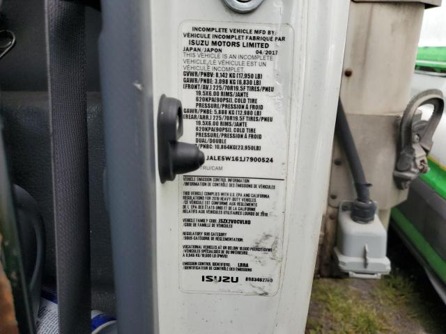 JALE5W161J7900524 - 2018 ISUZU NQR WHITE photo 13