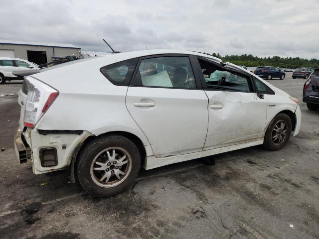 JTDKN3DU2B0301235 - 2011 TOYOTA PRIUS WHITE photo 3