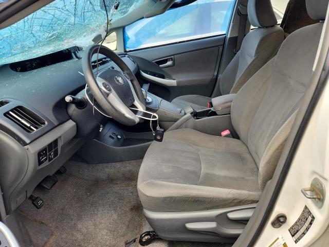 JTDKN3DU2B0301235 - 2011 TOYOTA PRIUS WHITE photo 7